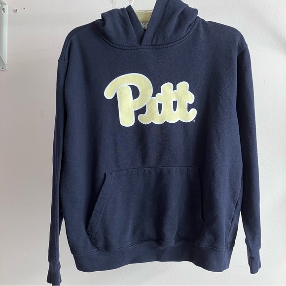 Colosseum Other - Colosseum Pitt Panthers Pullover Hoodie, Youth Large (16-18), Navy Blue/Yellow